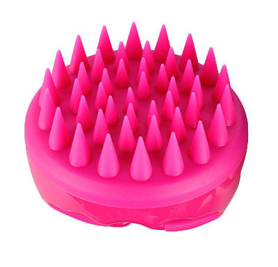 2-in-1 Silicone Shampoo Brush Scalp Massage Comb