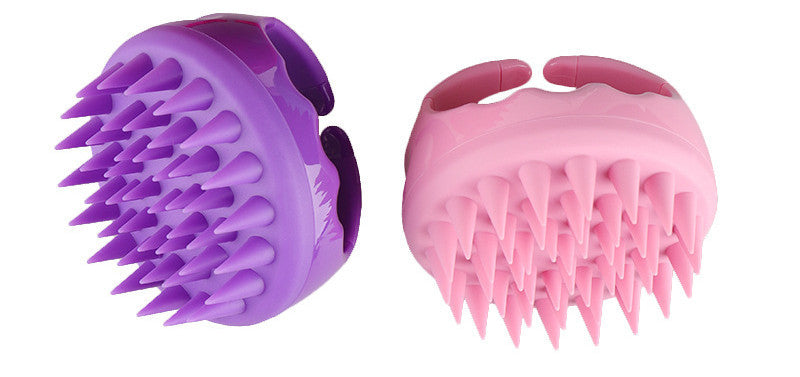 2-in-1 Silicone Shampoo Brush Scalp Massage Comb