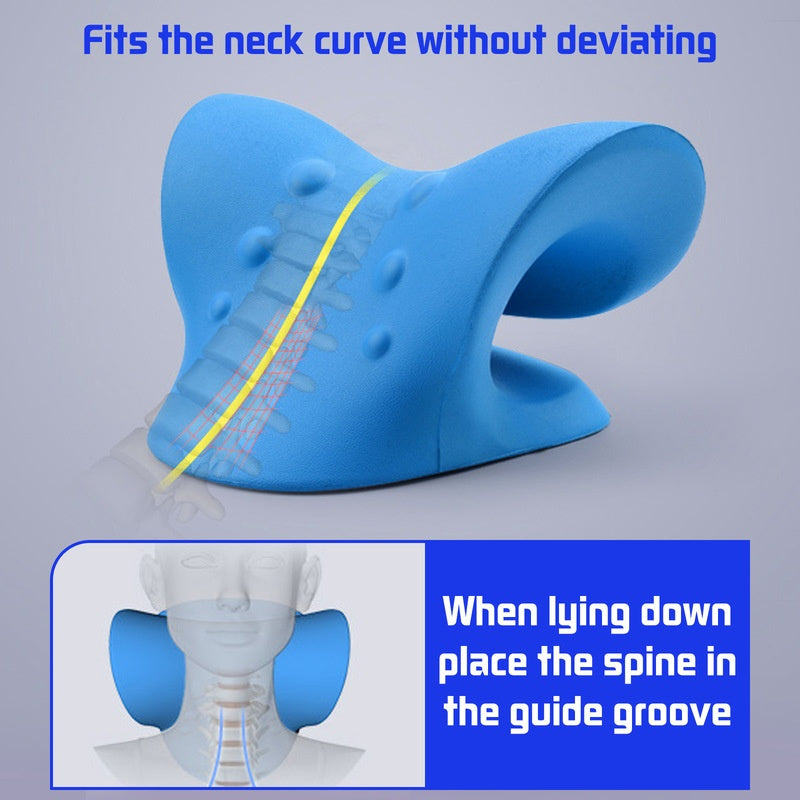 Cervical Spine Traction Neck Stretcher – Pain Relief & Posture Correction Pillow