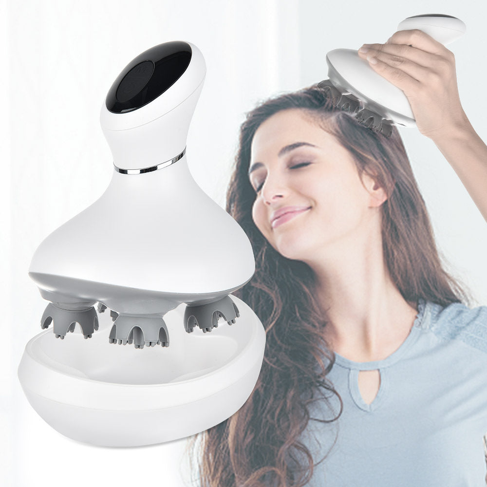 Rechargeable Waterproof Electric Head & Scalp Massager