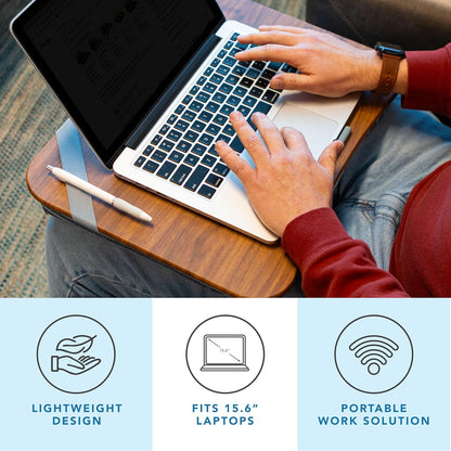 Designer Lap Desk with Phone Holder