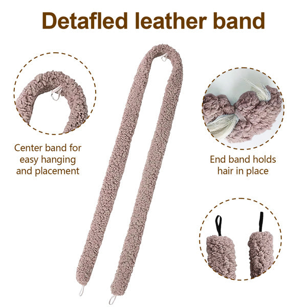 Satin Heatless Curling Rod – Effortless Overnight Curls for All Hair Types