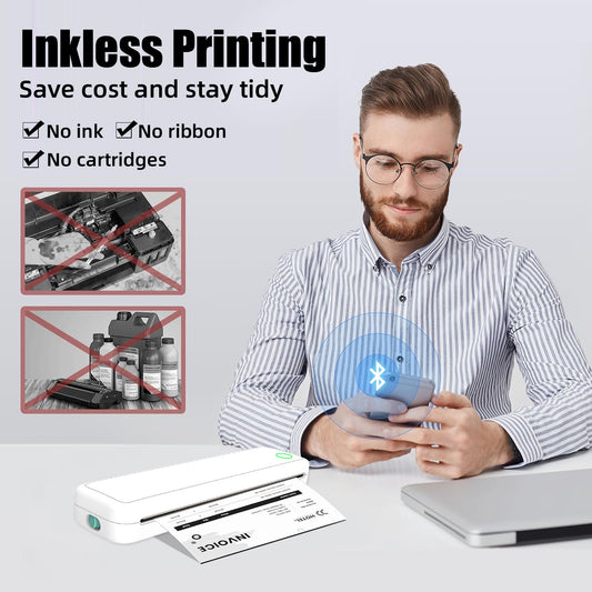 Multi-Purpose A4 Inkless Thermal Printer