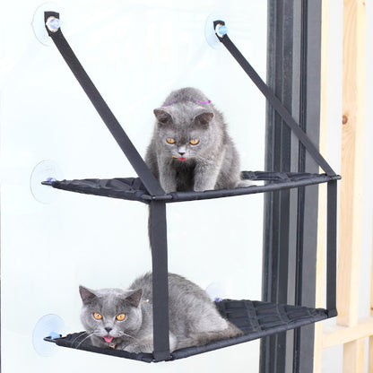 Cat Window Hammock Bed – Cozy Resting Seat Perch for Indoor Cats