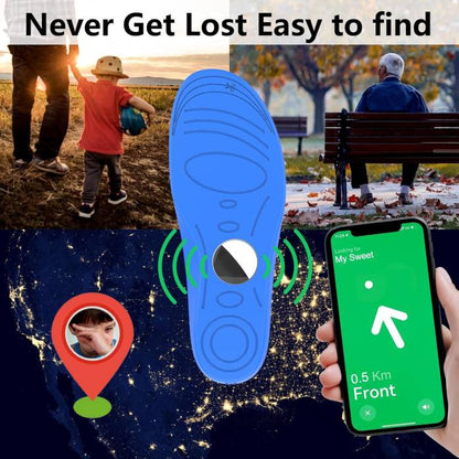AirTag-Compatible Hidden Tracking Shoe Insoles