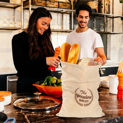 Beeswax Linen Bread Bag - 4 Sets