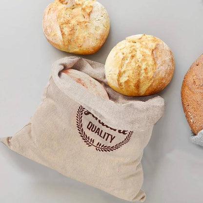 Beeswax Linen Bread Bag - 4 Sets