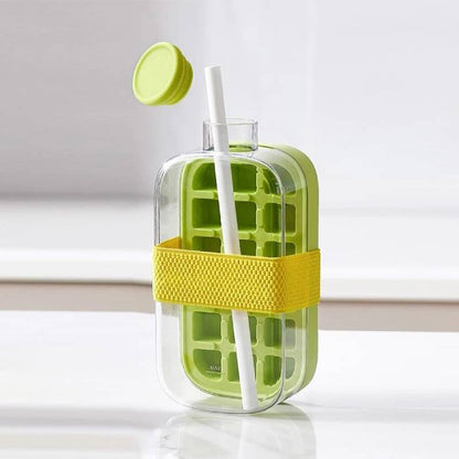 Ice Cube Tray with Straw