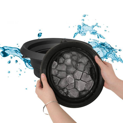 Foldable Silicone Face Ice Bath Bowl for Facials