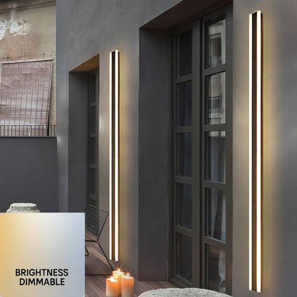 Modern Waterproof Outdoor Long Strip LED Wall Lamp