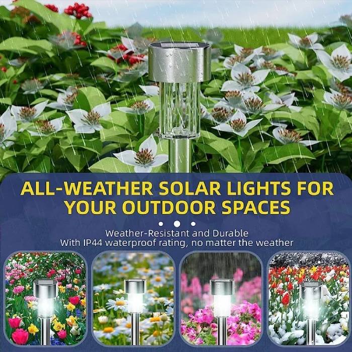 Outdoor Solar Garden Lights – Waterproof LED Pathway & Landscape Lighting