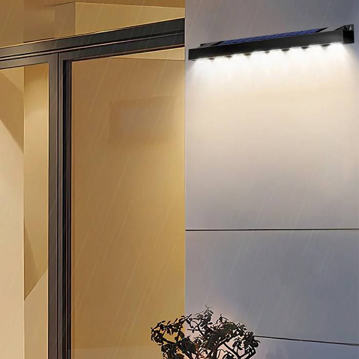 Outdoor Solar Wall Lights - 8 LEDS