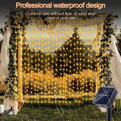 Outdoor Solar Curtain Lights