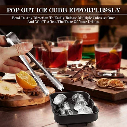 Premium Reusable Silicone Ice Cube Tray
