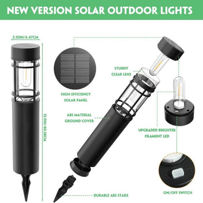 Upgraded Solar Pathway Lights – Outdoor LED Lighting