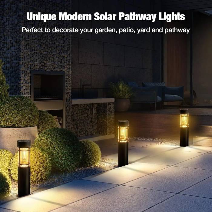 Upgraded Solar Pathway Lights – Outdoor LED Lighting
