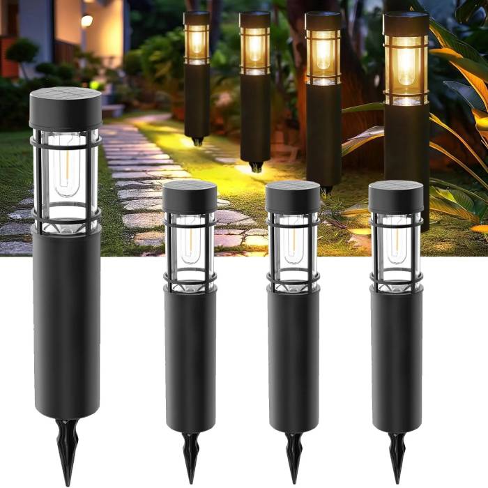 Upgraded Solar Pathway Lights – Outdoor LED Lighting