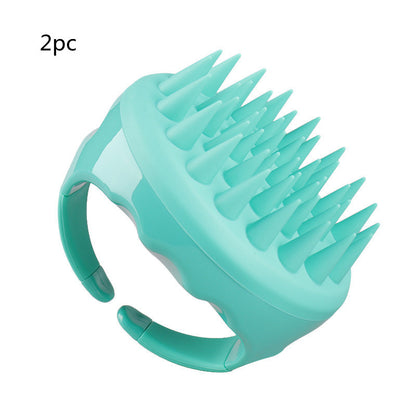 2-in-1 Silicone Shampoo Brush Scalp Massage Comb
