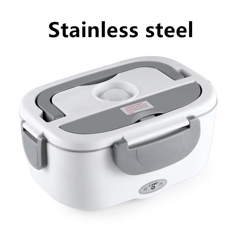 Electric Heated Lunch Box – Portable Stainless Steel Food Warmer for Office & Travel