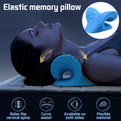 Cervical Spine Traction Neck Stretcher – Pain Relief & Posture Correction Pillow