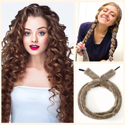 Satin Heatless Curling Rod – Effortless Overnight Curls for All Hair Types